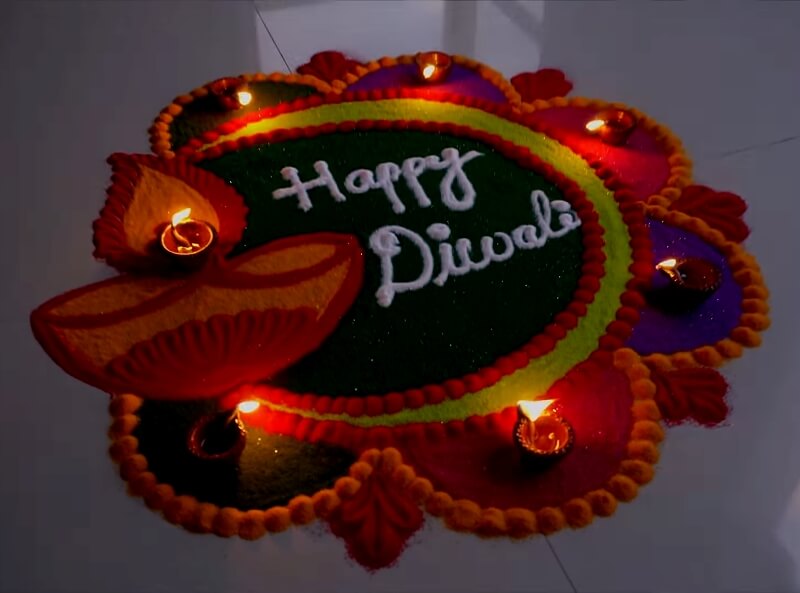 Creative Rangoli Designs For Happy Diwali